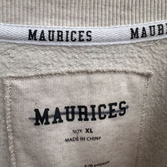 Maurices sweatshirt be kind heathered oatmeal XL - Picture 7 of 8